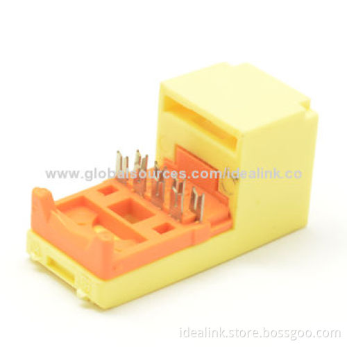 Cat5e/6 Modular Jack, Various Colors Available, High-quality, Factory Price